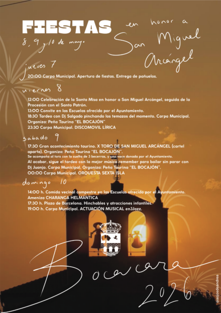 Fiestas Bocacara 2026